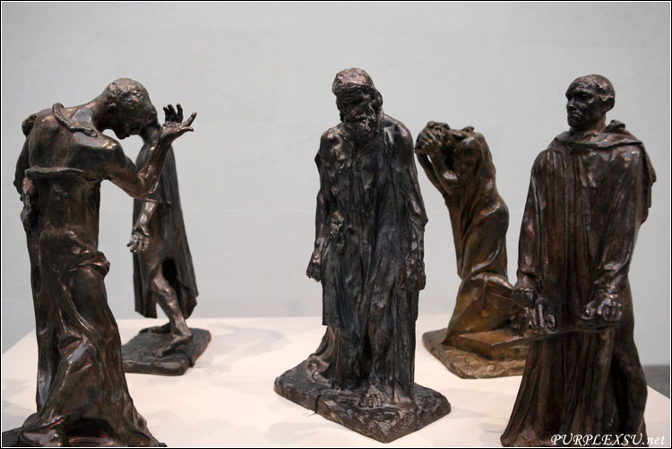 荣誉军团勋章博物馆：罗丹的雕塑《加莱的义民》