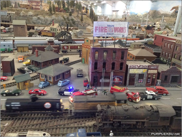 加州铁路模型博物馆：城市模型