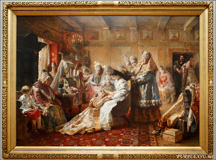 荣誉军团勋章博物馆：康斯坦丁·马科夫斯基的《俄罗斯新娘的盛装》