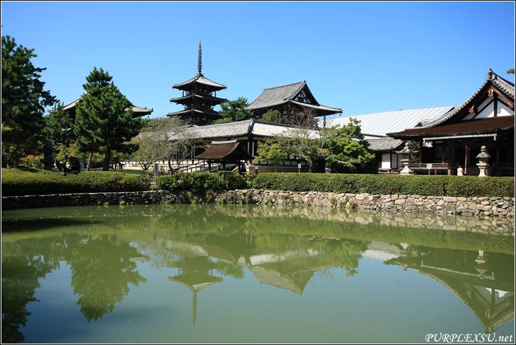 奈良法隆寺，又称斑鸠寺